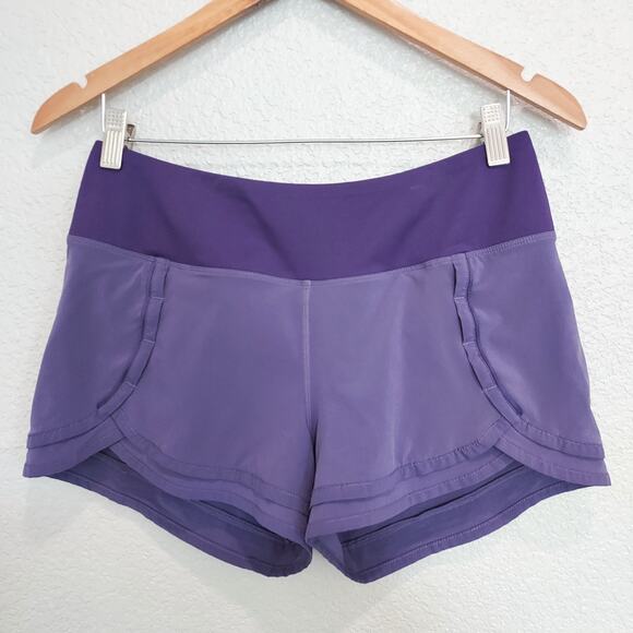 🔴3/$20 Athlarel Purple Running Shorts w/Lining Size M - Picture 1 of 6